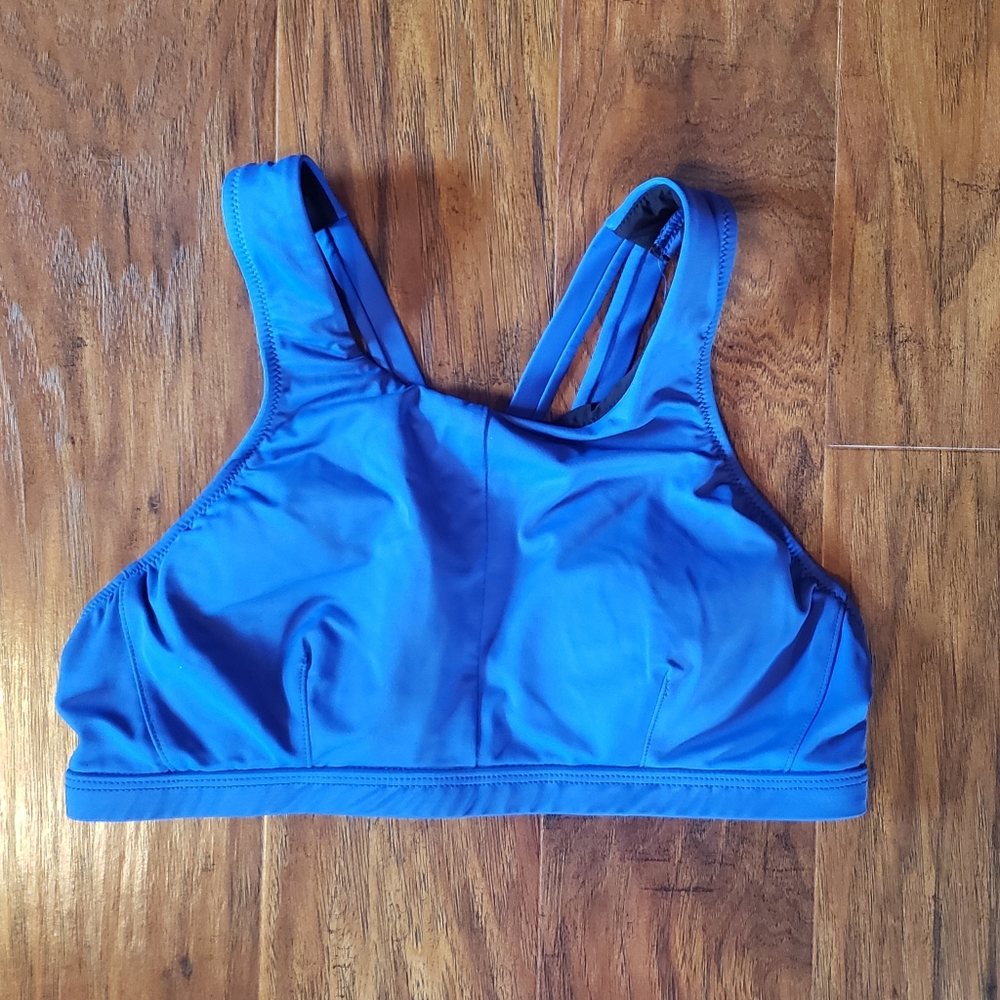 Medium Big Blue Oiselle bikini top